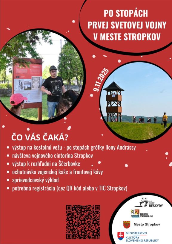 STROPKOV: Po stopách prvej svetovej vojny: cintorín vojnový, č. UZPF 13016/1