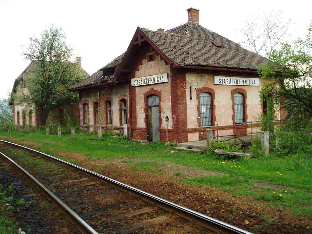 STARÁ KREMNIČKA: Železničná stanica by mohla slúžiť na kultúru.